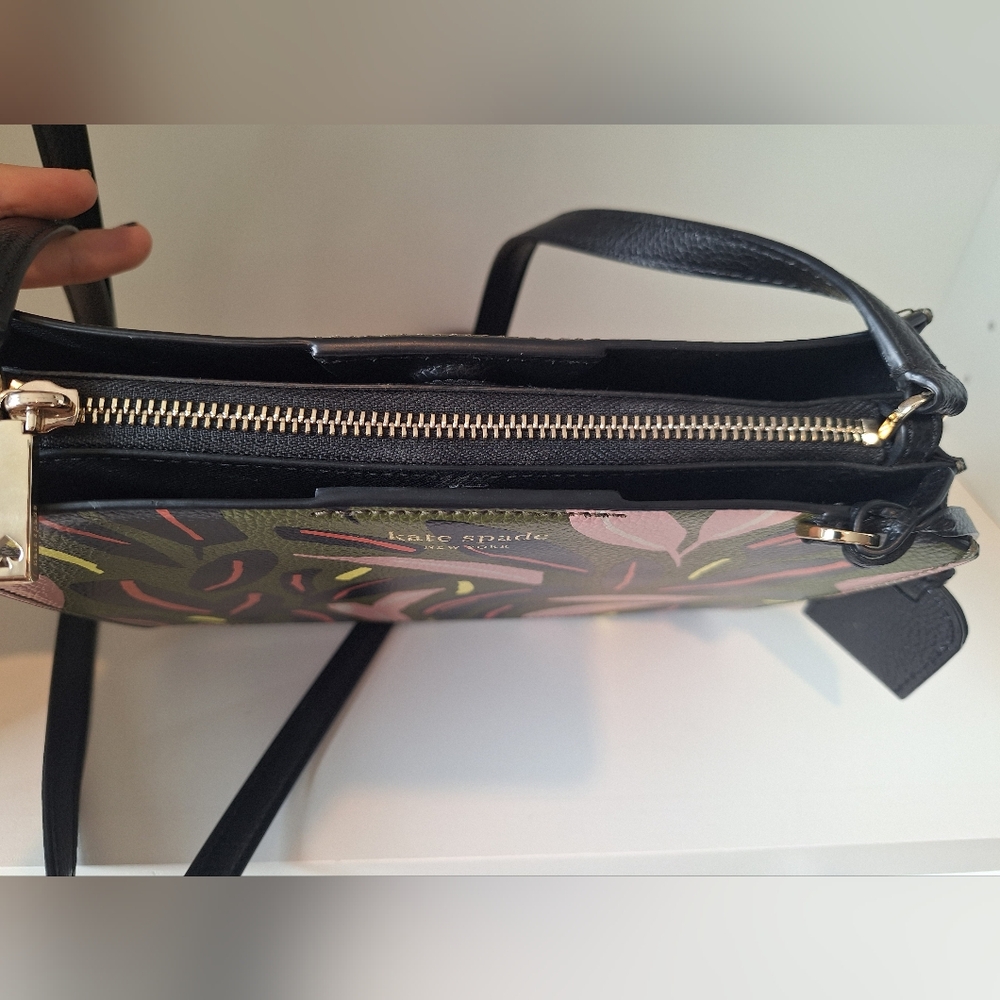 kate spade Olive Multi Floral Print Crossbody Bag - Picture 4 of 4